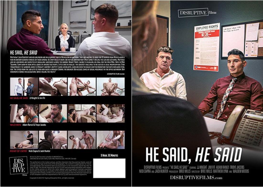 DISRUPTIVE FILMS He Said, He Said