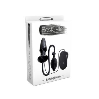 Anal vibrator bumping balloon