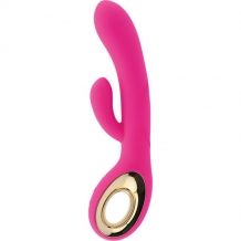 Rabbit vibrator handy two touch grip pink