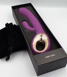 Rabbit vibrator Handy Two Touch Grip Purple