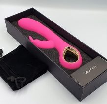 Heating Vibrator Handy rabbit grip hot pink