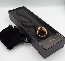 Heating Vibrator Handy rabbit grip hot Black