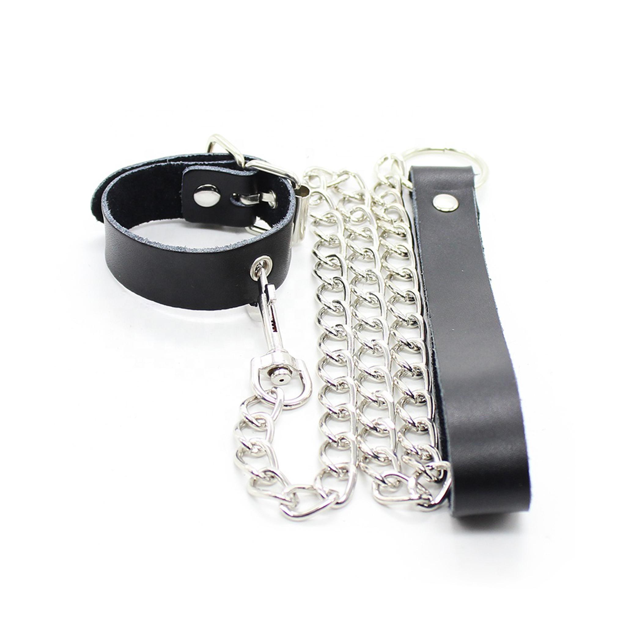 Penis Strap with chain black