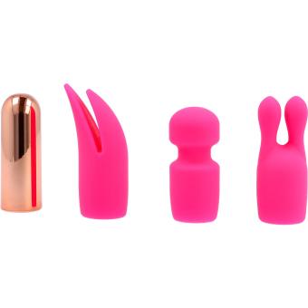 Nº 88 RECHARGEABLE BULLET WITH PINK SILICONE COVERS