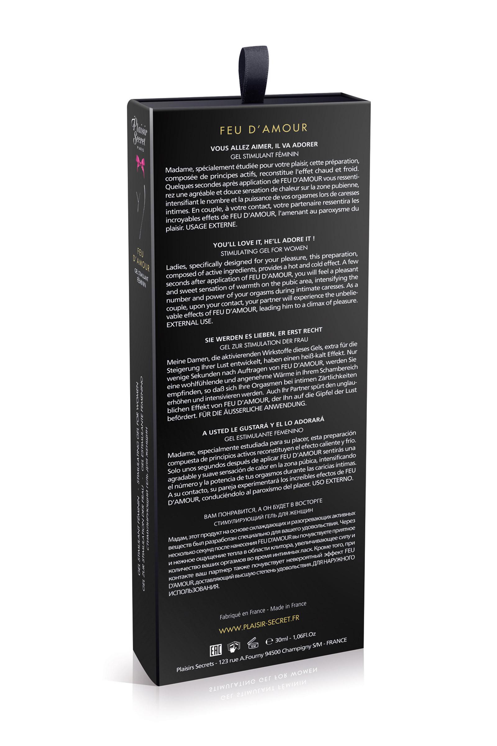 Plaisir Secret Feu d'Amour Stimulating Gel 30ml