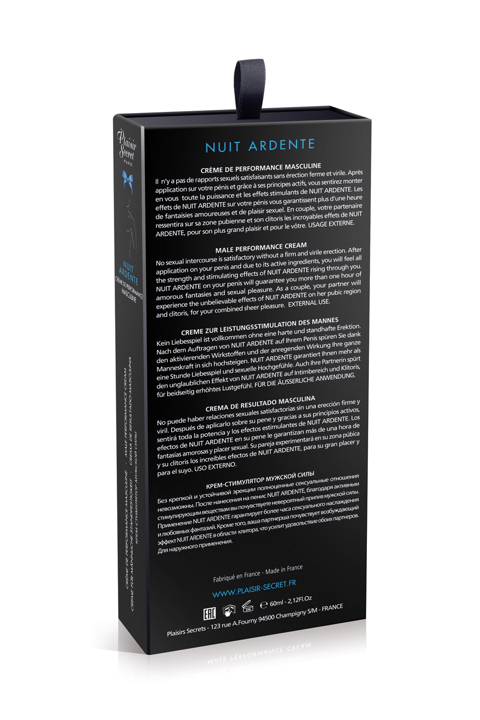 Plaisir Secret Nuit Ardente Performance Cream 60ml