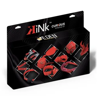 Kink Curious Beginner BDSM Kit Red 10 PCS