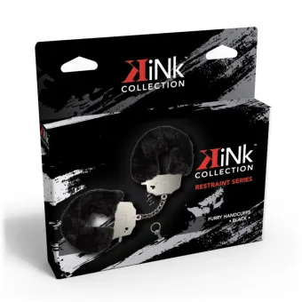 Kink Furry Cuffs Black