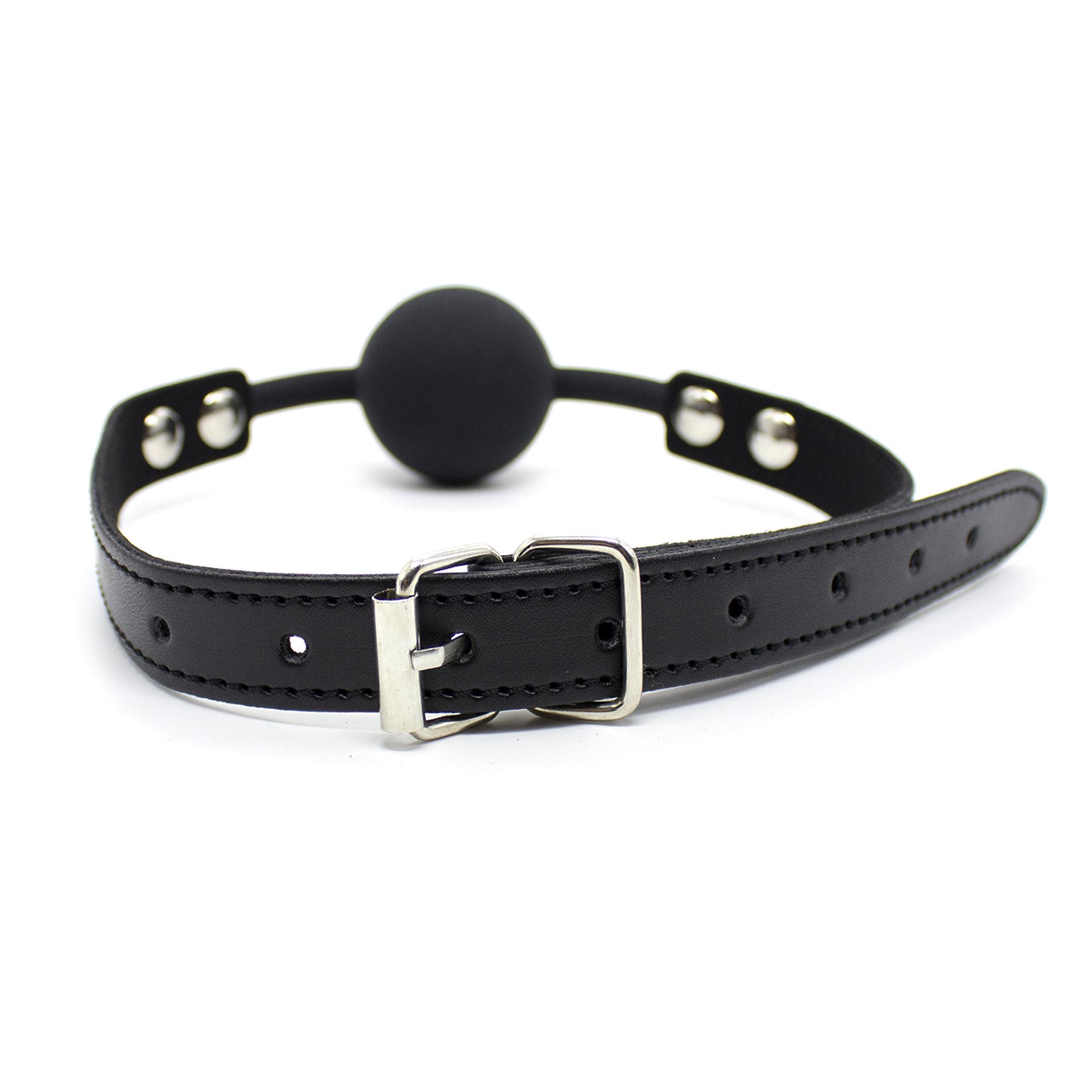 Silicone Ball Gag Black