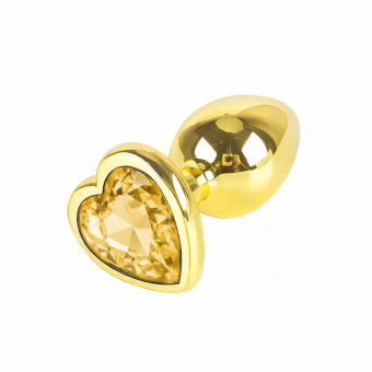 GOLD HEART YELLOW LARGE