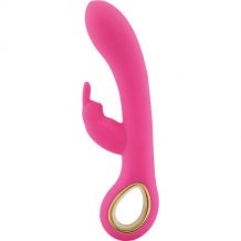 Heating Vibrator Handy rabbit grip hot pink