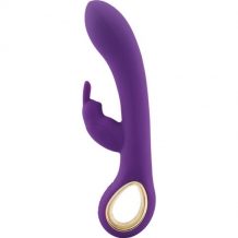 Heating Vibrator Handy rabbit grip hot Purple