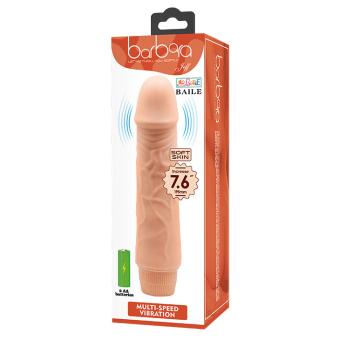 Barbara Jeff Realistic Vibrator 19.5cm Flesh
