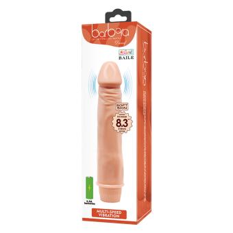 Barbara Dwarf Realistic Vibrator 21.5 cm Flesh