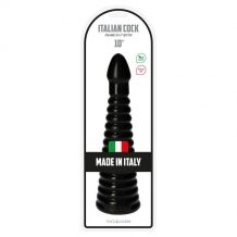 ITALIAN COCK 10'' BUTTPLUG BLACK