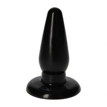 ITALIAN COCK 4.5'' BUTTPLUG BLACK