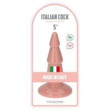 ITALIAN COCK 5'' BUTTPLUG FLESH