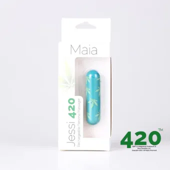 JESSI 420 Series USB Rechargeable Super Charged Mini Bullet - Emerald