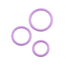 Magnum Force Purple Cock Rings Set
