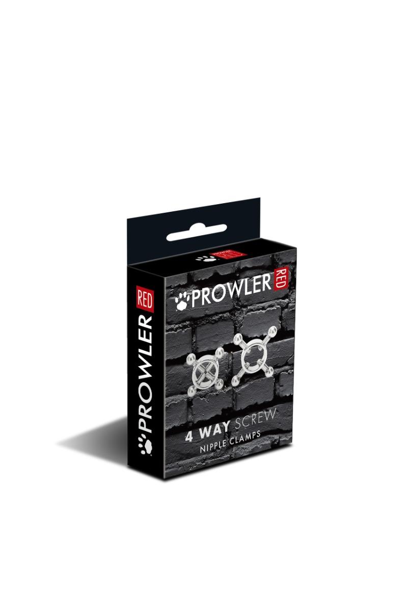 Prowler RED 4 Way Screw Nipple Clamp