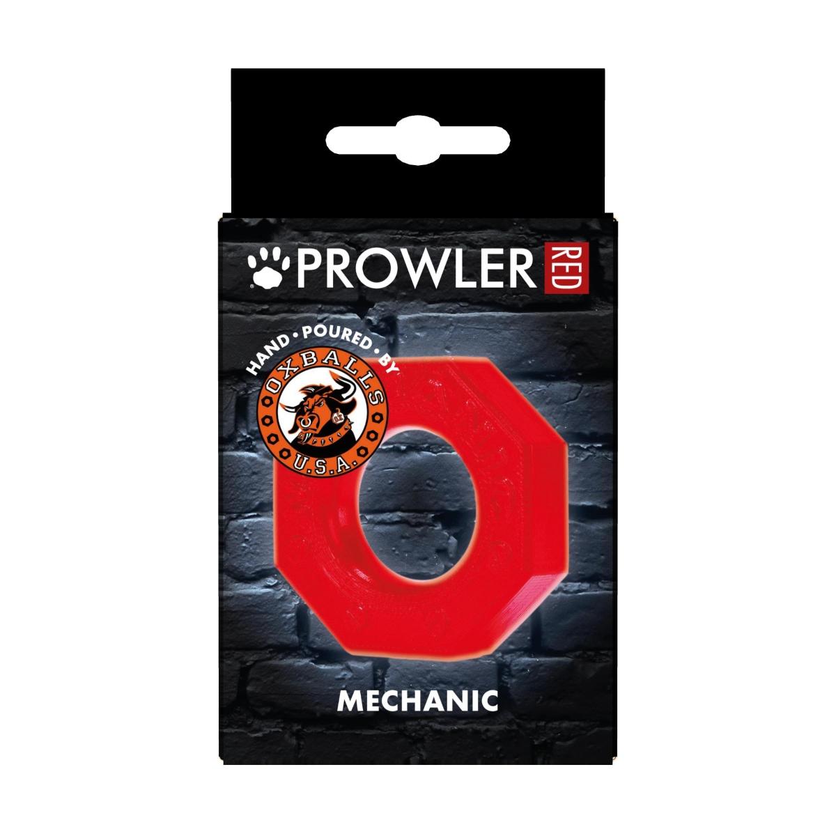 Prowler RED By Oxballs Mechanic Cock Ring Red