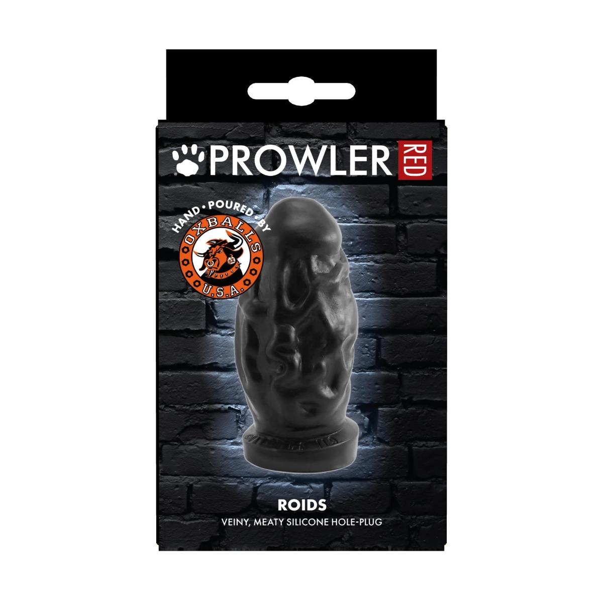 Prowler RED By Oxballs Roids Butt Plug Black
