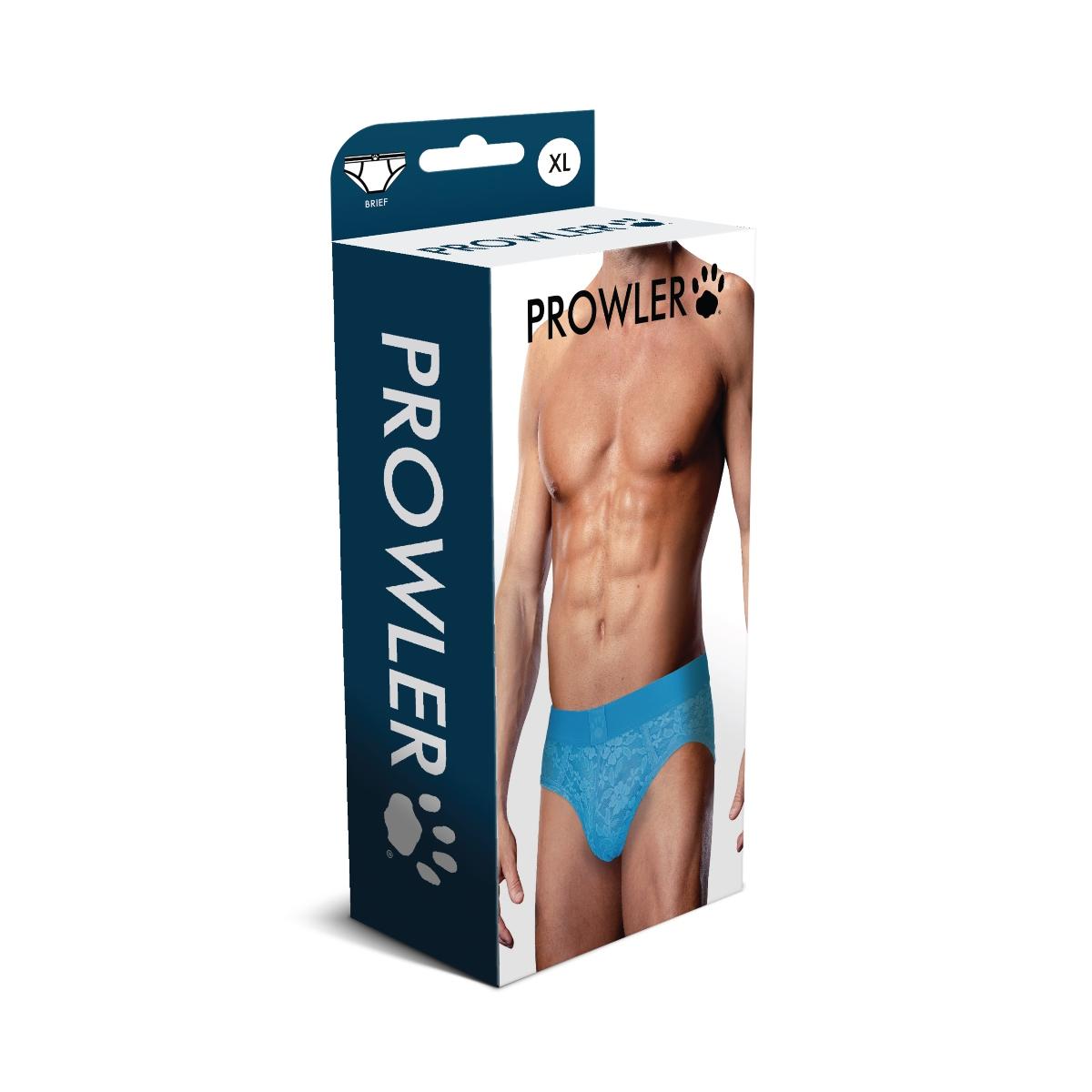 Prowler Neon Blue Lace Brief X Large