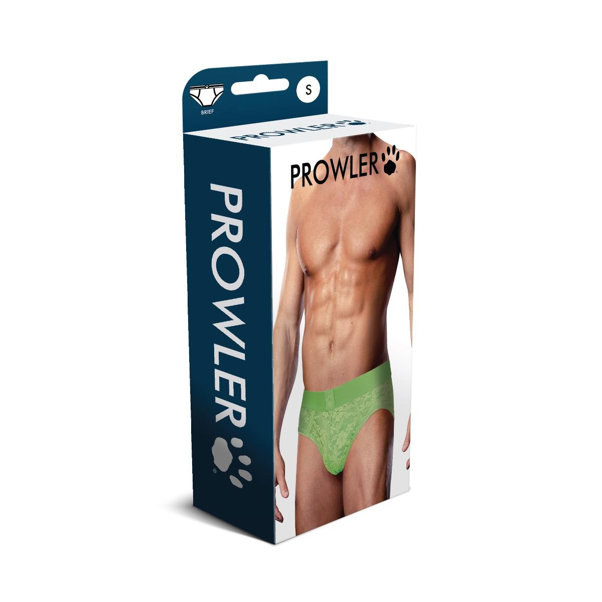 Prowler Neon Green Lace Brief Small