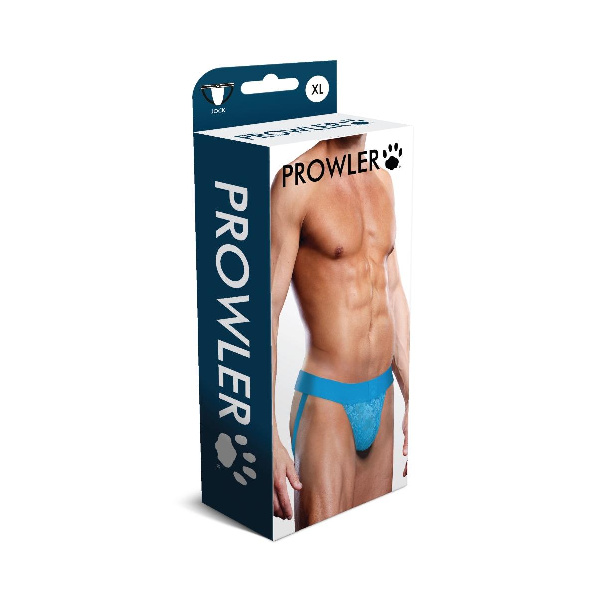 Prowler Neon Blue Lace Jock Strap X Large