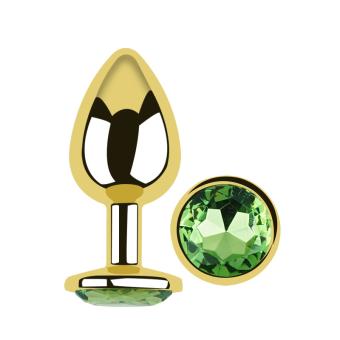 GOLD ROUND GREEN MEDIUM