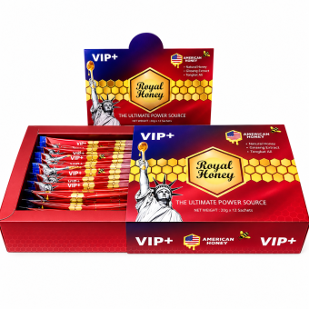 American VIP Royal Honey - 12 x 20g