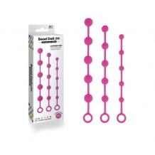 Set of 3 Bead Delight Pink Anal Balls