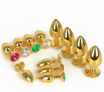 GOLD ROUND RED MEDIUM